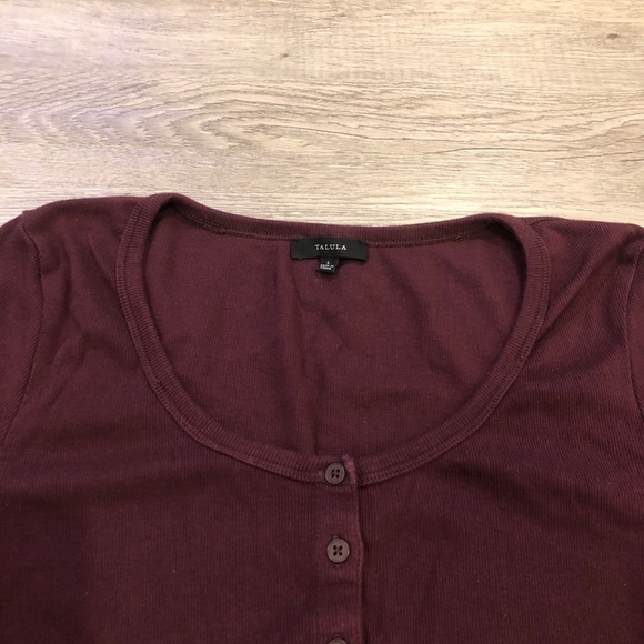 Talula Morley Cropped Button Down Long Sleeve Top - Picture 4 of 9